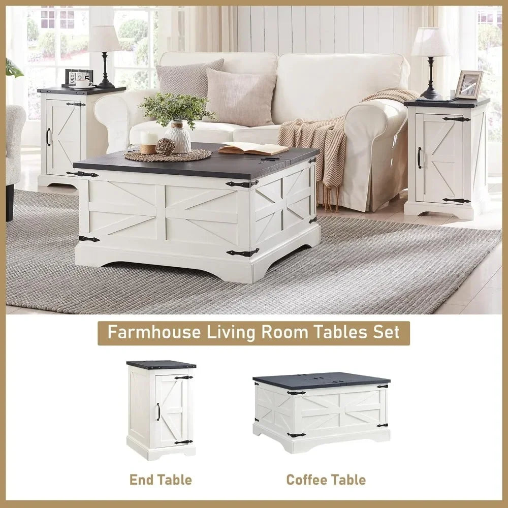 Coffee Table with Large Hidden Storage Compartment