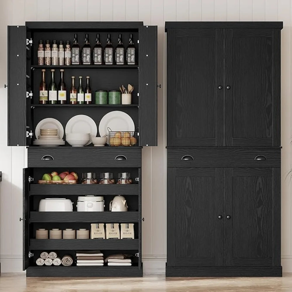 Kitchen Pantry Cabinet 72" Height