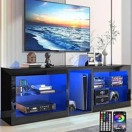 LED TV Stand W/Power Outlet