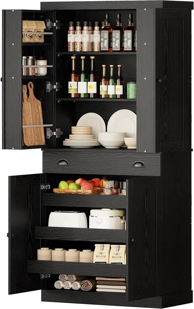Kitchen Pantry Cabinet 72" Height