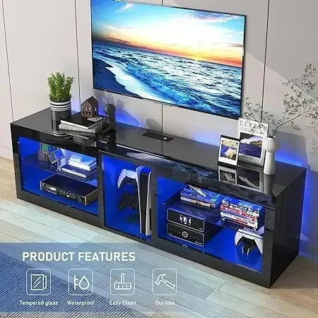 LED TV Stand W/Power Outlet
