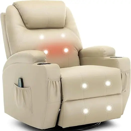 Recliner Chair,Rocking Chair with Massage and Heat