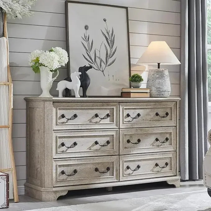 Farmhouse Dresser 54" Wide, various colors and drawer arrangements