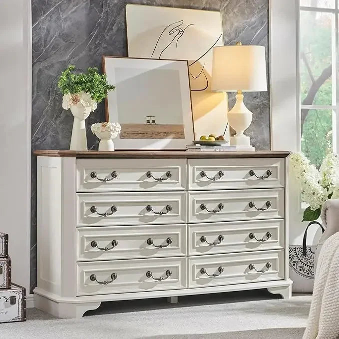 Farmhouse Dresser 54" Wide, various colors and drawer arrangements
