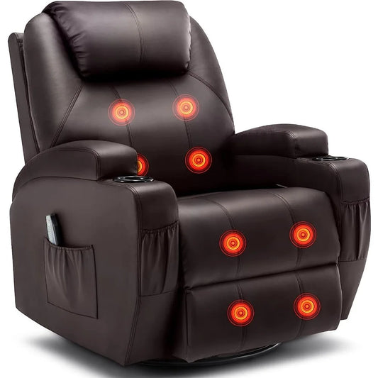 Recliner Chair,Rocking Chair with Massage and Heat