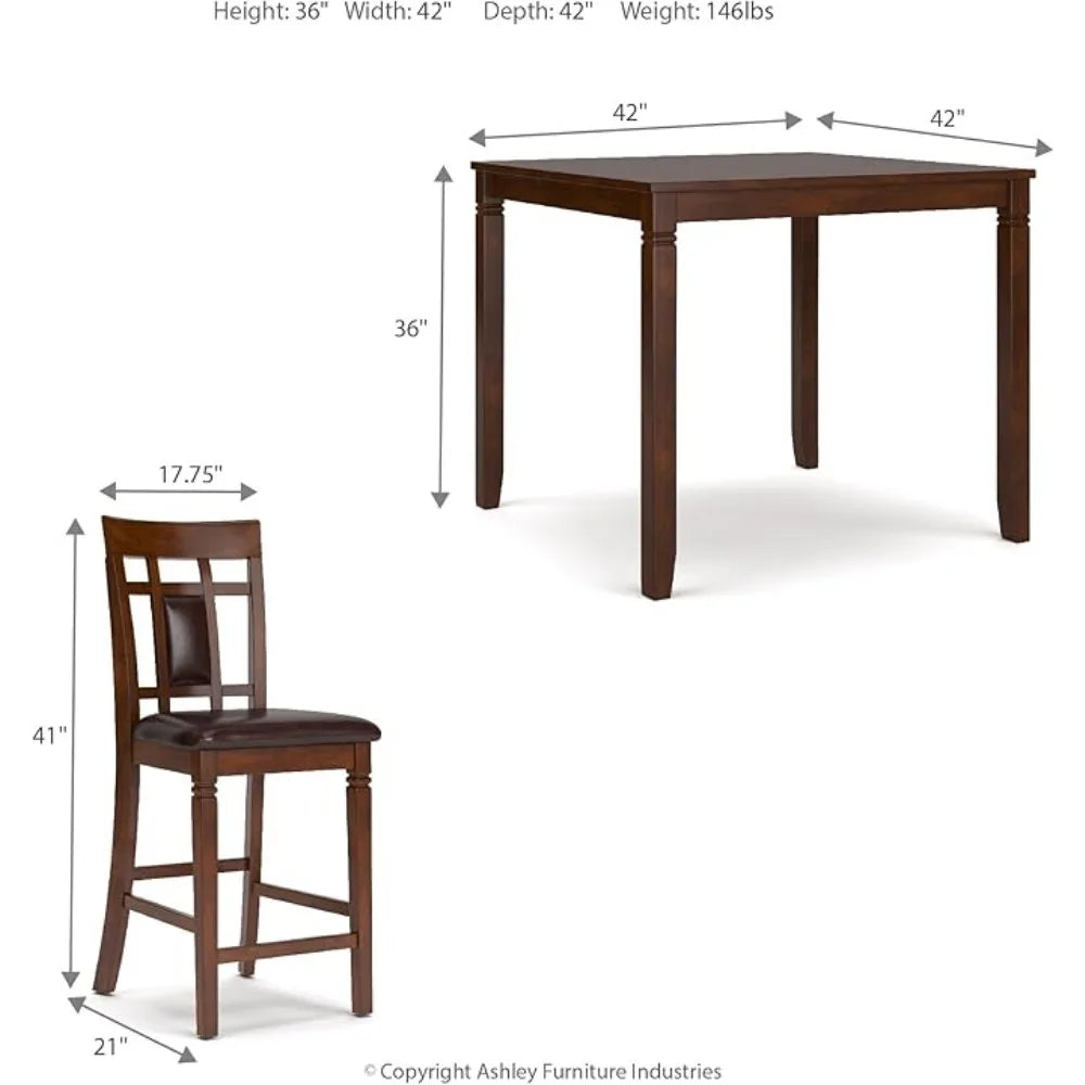 Bennox 5 Piece Counter Height Dining Set